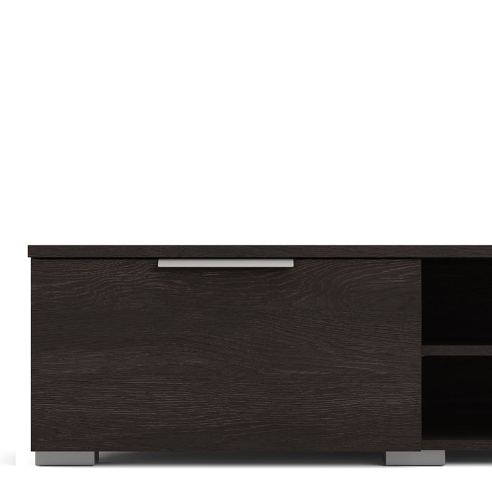 Match TV Unit 2 Drawers 2 Shelf in Rovere Gessato Dark Oak