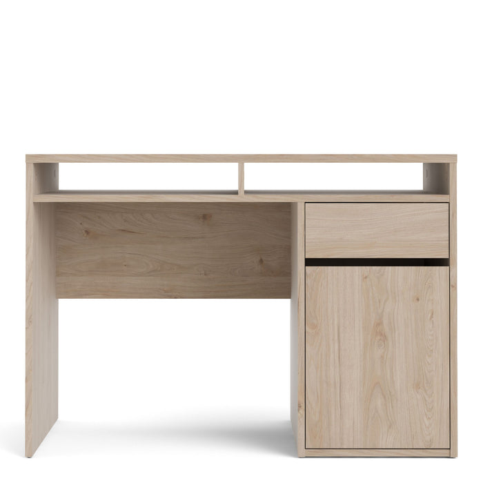 Function Plus Desk 1 Door 1 Drawer in Jackson Hickory Oak