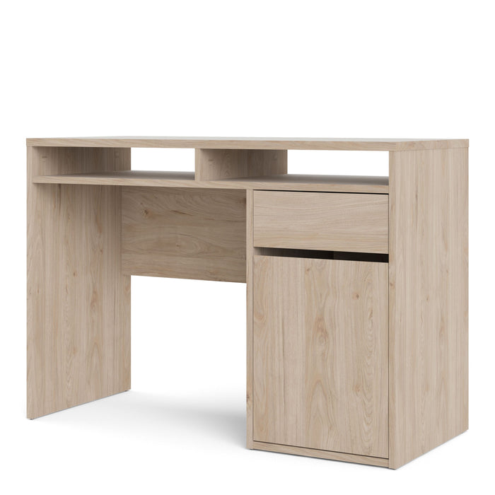 Function Plus Desk 1 Door 1 Drawer in Jackson Hickory Oak