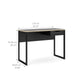 Function Plus Desk 1 Drawer in Black with Oak Trim