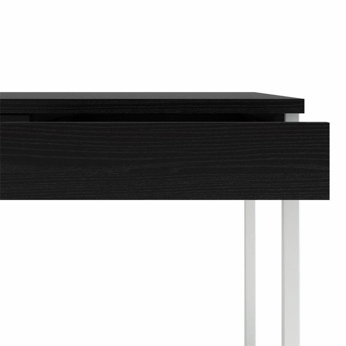 Function Plus Desk 3 Drawers in Black