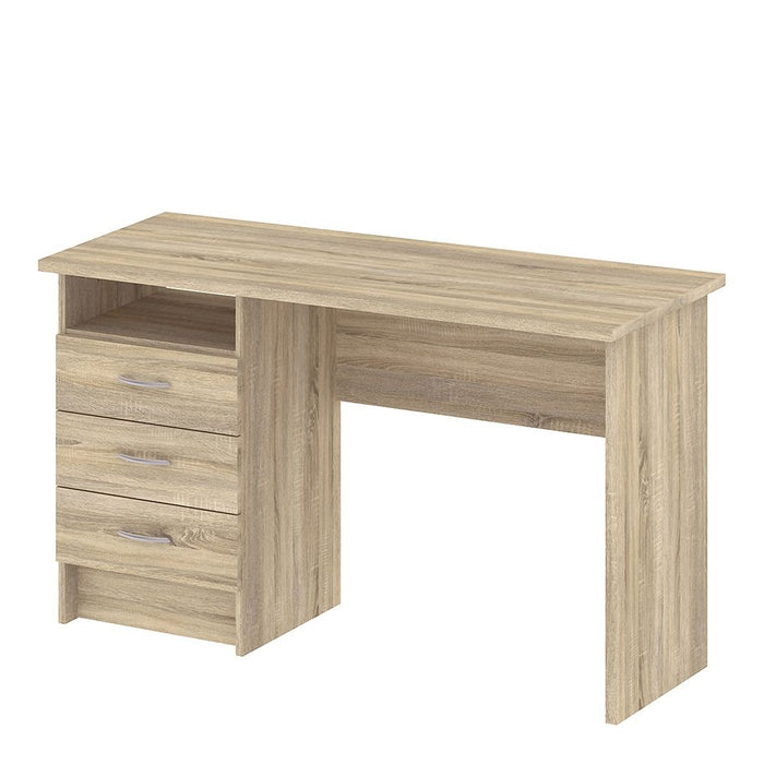 Function Plus Desk 3 Drawers in Oak FSC Mix 70 % NC-COC-060652