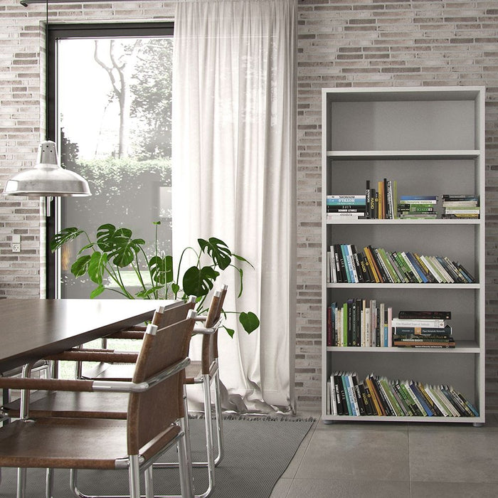 Prima Bookcase 4 Shelves in White