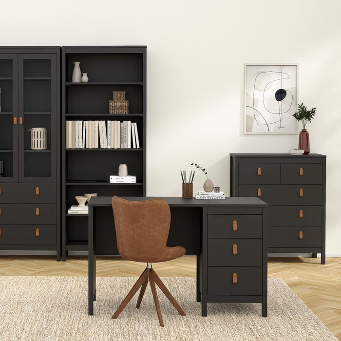 Barcelona Chest 3+2 Drawers in Matt Black