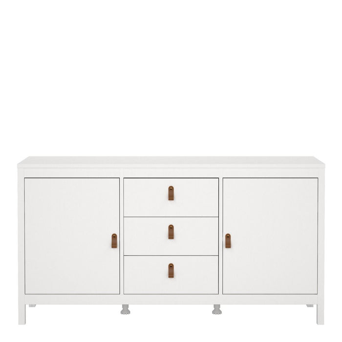 Barcelona Sideboard 2 Doors 3 Drawers in White