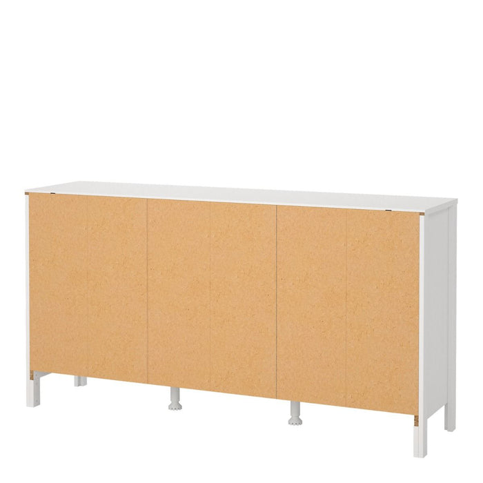 Barcelona Sideboard 2 Doors 3 Drawers in White