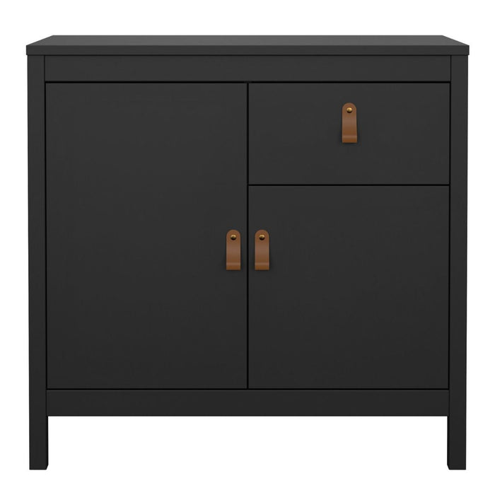 Barcelona Sideboard 2 Doors 1 Drawer in Matt Black