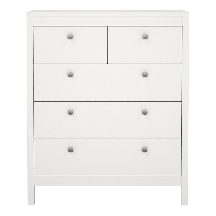 Madrid Chest 3+2 Drawers in White