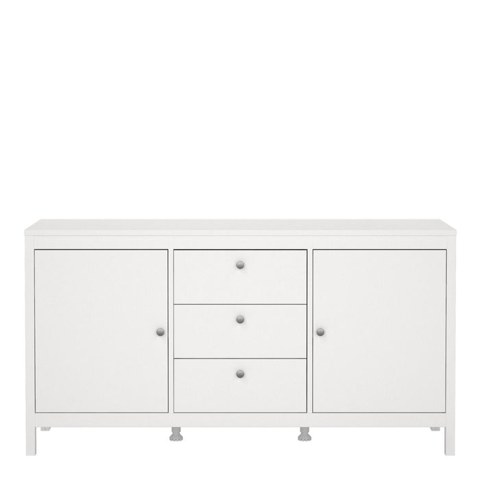 Madrid Sideboard 2 Doors 3 Drawers in White