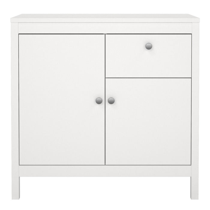 Madrid Sideboard 2 Doors 1 Drawer in White