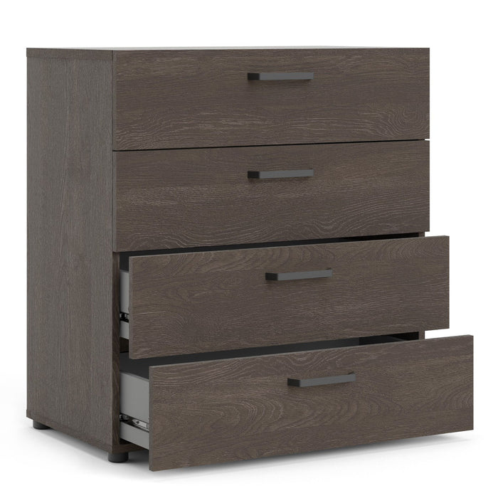 Dallas Chest 4 Drawers in Rovere Gessato Dark Oak