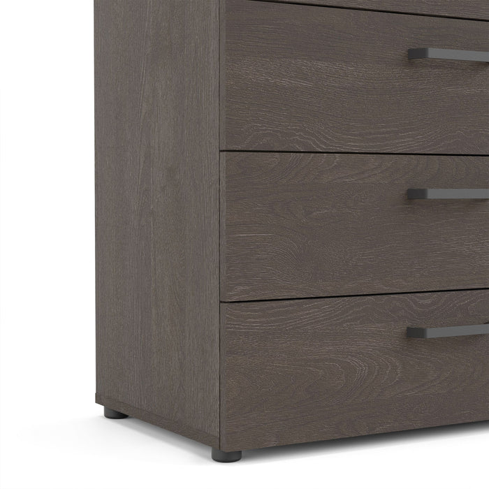 Dallas Chest 4 Drawers in Rovere Gessato Dark Oak