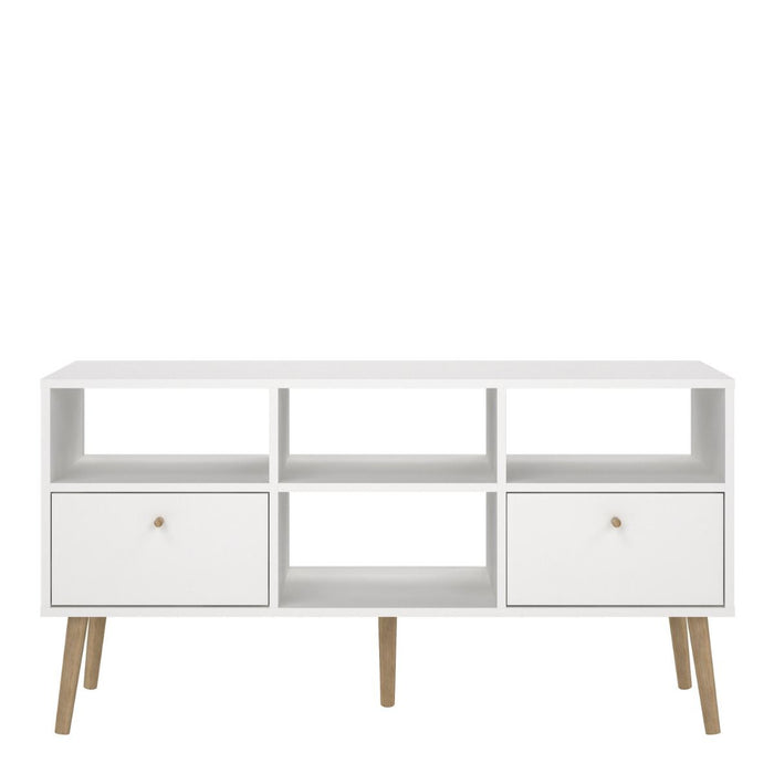 Cumbria TV-Unit 2 Drawers White