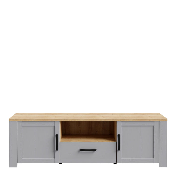 Bohol TV Unit in Riviera Oak/Grey Oak