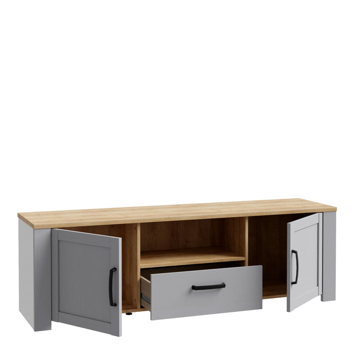 Bohol TV Unit in Riviera Oak/Grey Oak