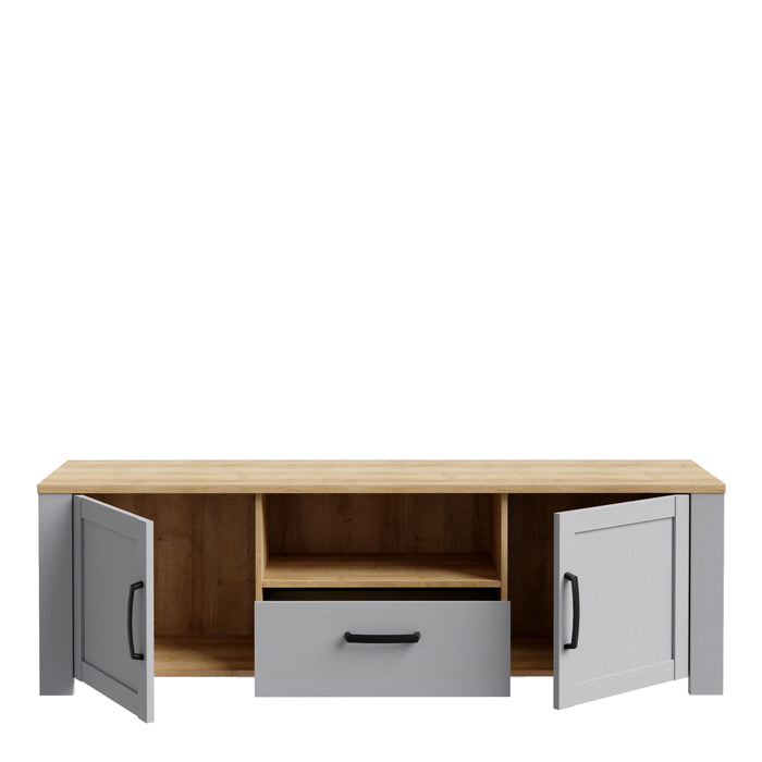 Bohol TV Unit in Riviera Oak/Grey Oak