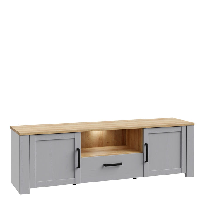 Bohol TV Unit in Riviera Oak/Grey Oak