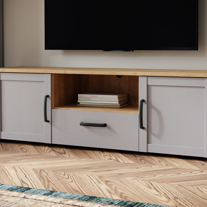 Bohol TV Unit in Riviera Oak/Grey Oak