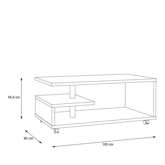 Bailey Coffee Table in Antique Oak