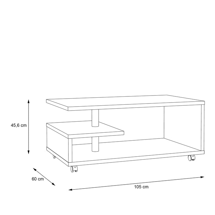 Bailey Coffee Table in Sand Oak