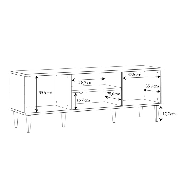 Calasetta TV Unit in Rattan