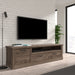 Corona 1 Door 2 Drawer TV Unit in Tabak Oak