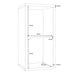 Mauro 1 Shelf Storage Unit in Matt White