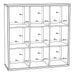 Mauro 3x3 Storage Unit in Concrete Grey