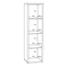 Mauro 3 Shelves Storage Unit in Matt White