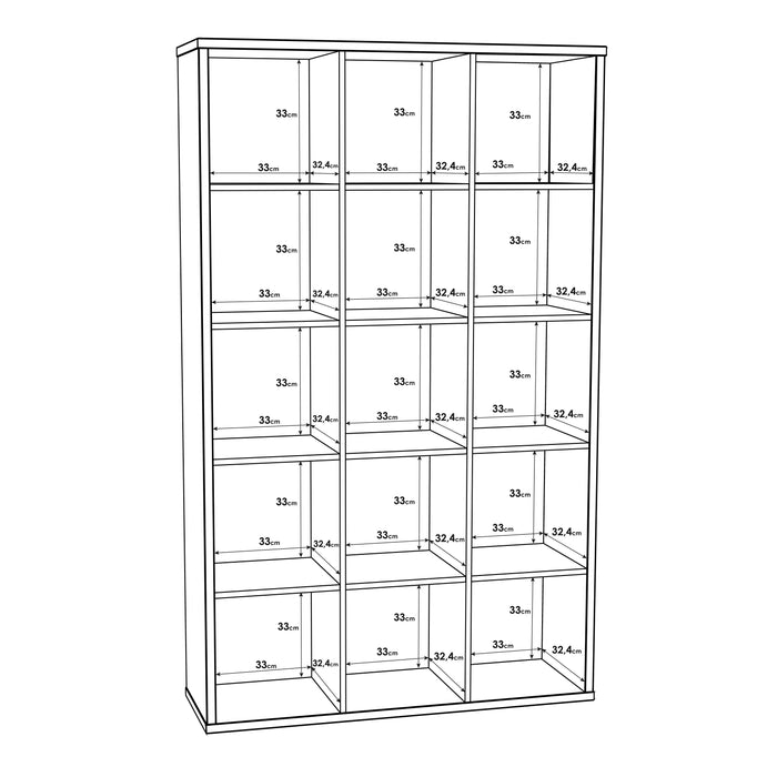 Mauro 3x5 Storage Unit in Sand Oak