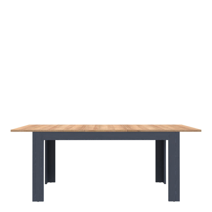 Bohol Extending Dining Table 160-207cm in Riviera Oak/Navy